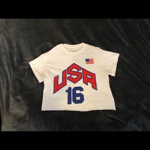 USA crop top